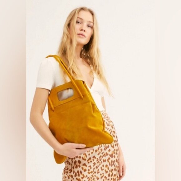 Free People Rosetta Top Handle Shoulder Bag, 15”x6”x13” - Picture 2 of 15